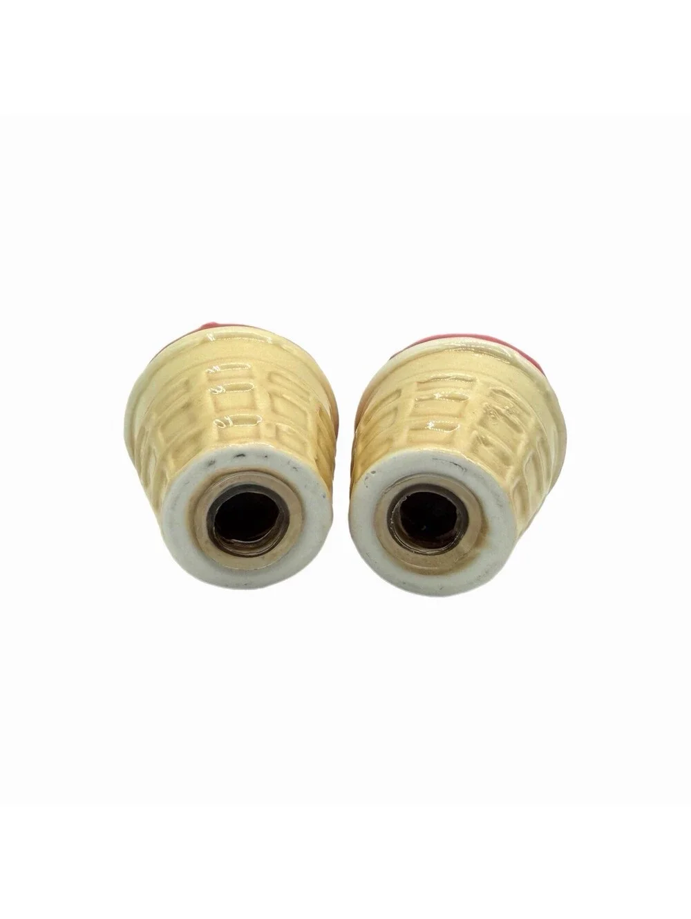 Cracker Barrel Mini Pink Ice Cream Cone Salt & Pepper Shakers